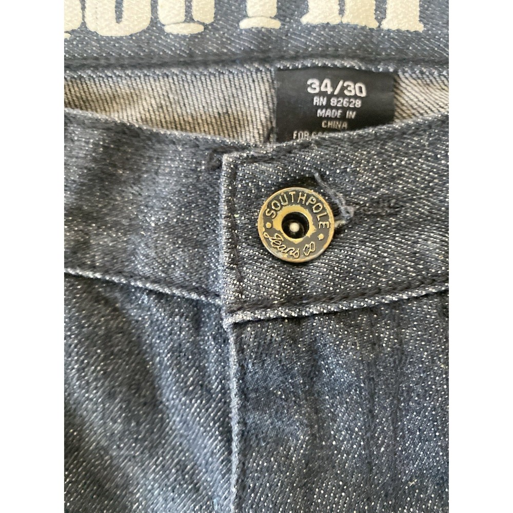 Southpole jeans Men's 34x30 Rn 82628 Black Skater Hip hop - Picture 2 of 10